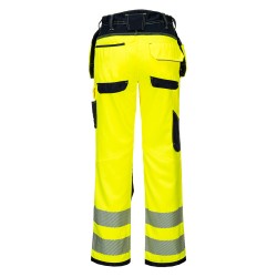 T501 - PW3 Hi-Vis Holster Work Trouser Yellow/Black