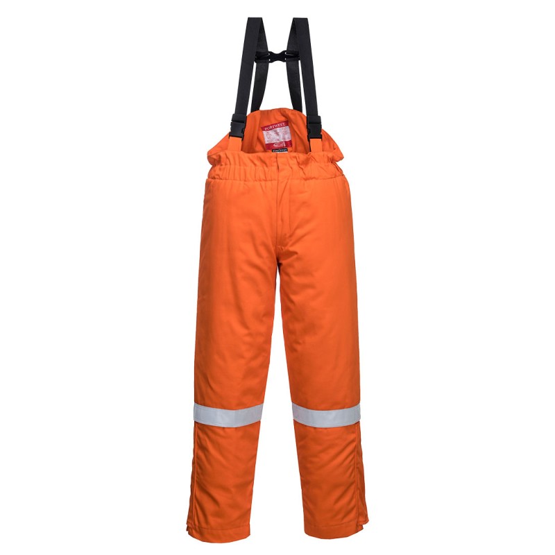 FR58 - FR Anti-Static Winter Salopettes Orange