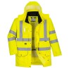 S427 - Hi-Vis 7-in-1 Traffic Jacket Yellow